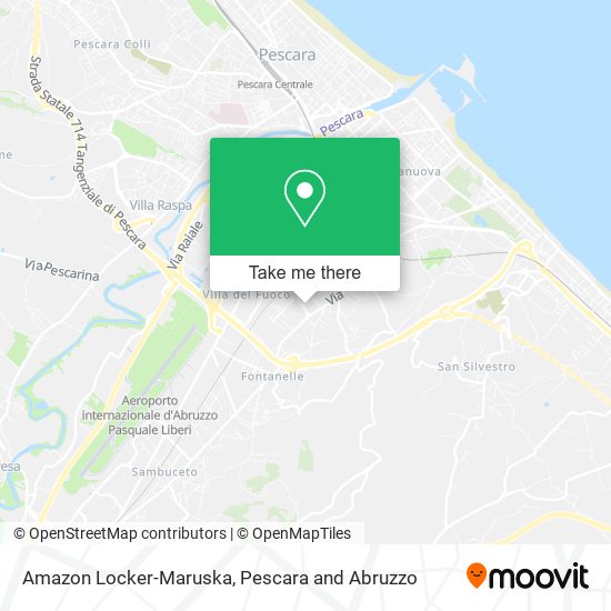 Amazon Locker-Maruska map