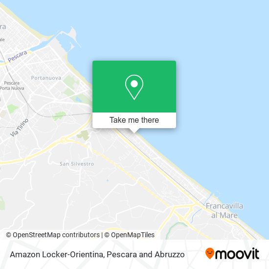 Amazon Locker-Orientina map