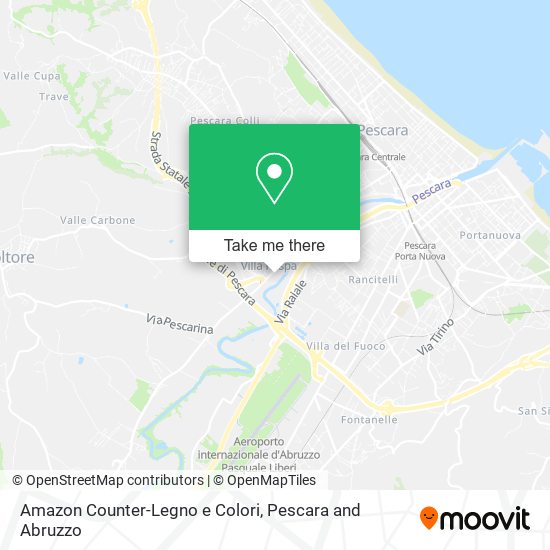 Amazon Counter-Legno e Colori map