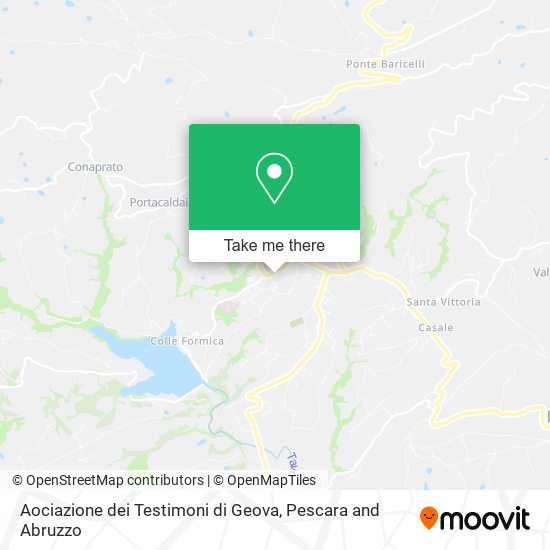 Aociazione dei Testimoni di Geova map