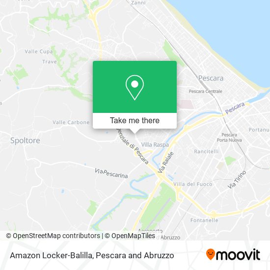 Amazon Locker-Balilla map