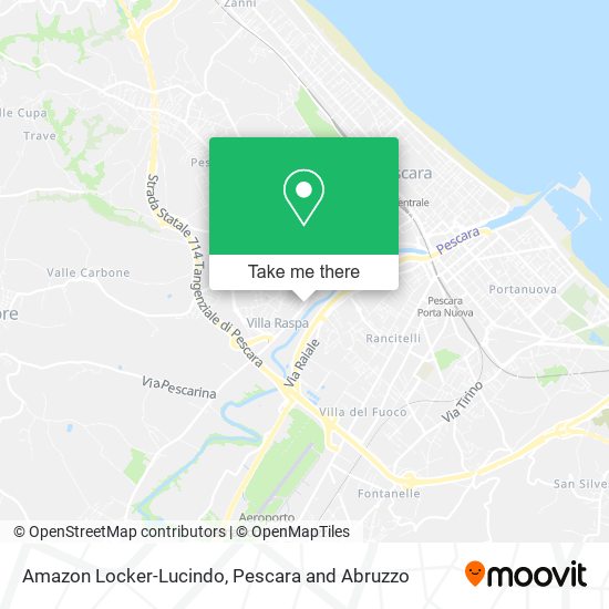 Amazon Locker-Lucindo map