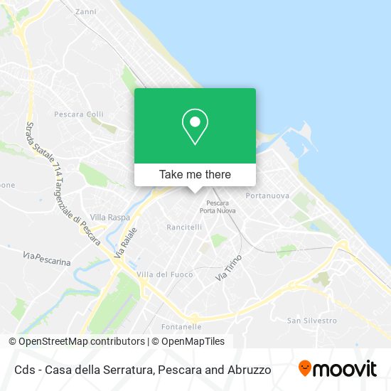 Cds - Casa della Serratura map