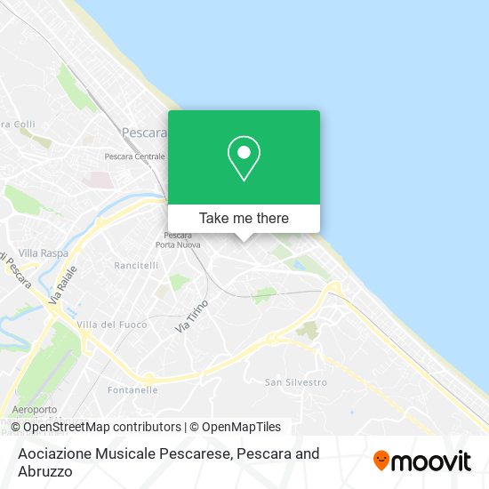 Aociazione Musicale Pescarese map