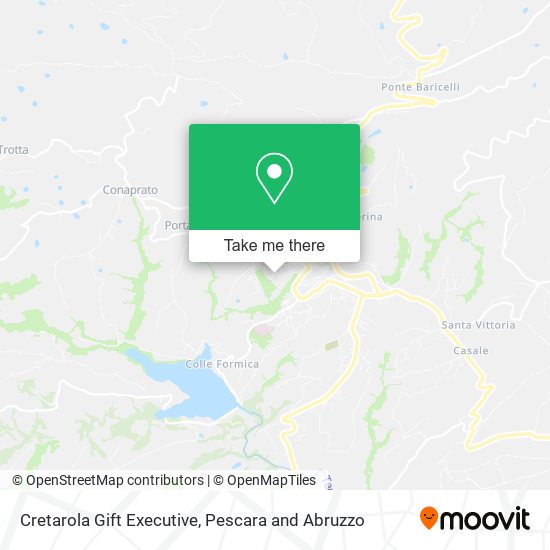 Cretarola Gift Executive map