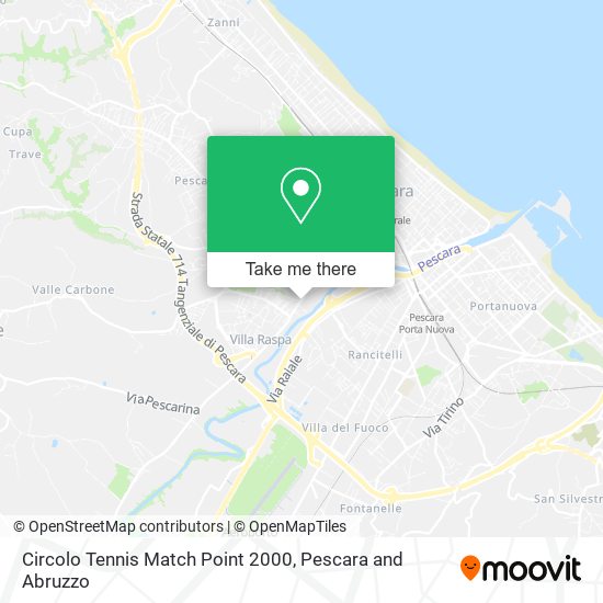 Circolo Tennis Match Point 2000 map