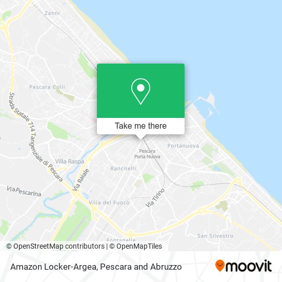 Amazon Locker-Argea map