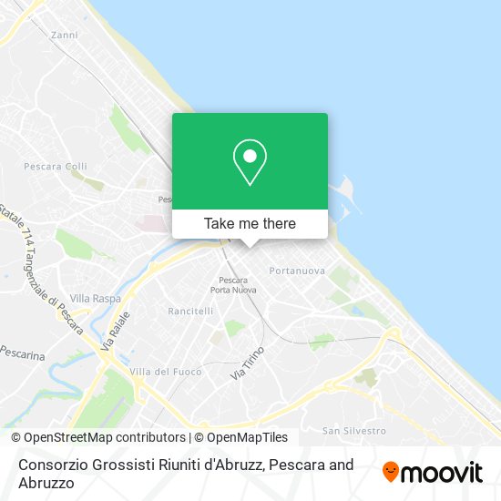 Consorzio Grossisti Riuniti d'Abruzz map