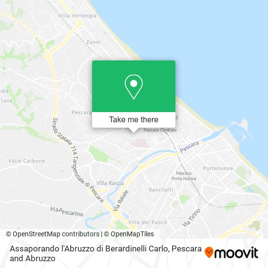 Assaporando l'Abruzzo di Berardinelli Carlo map