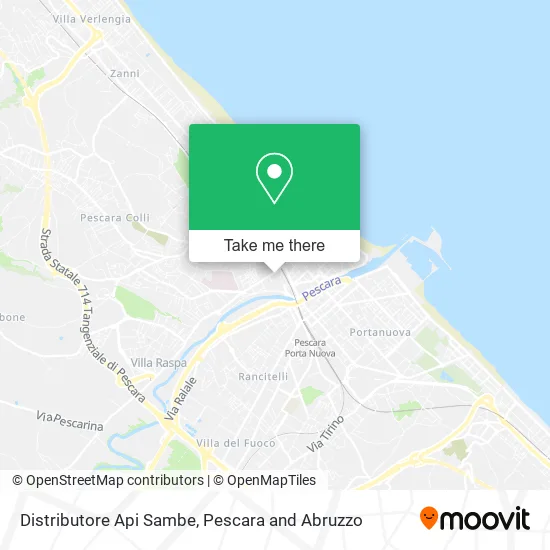 Distributore Api Sambe map