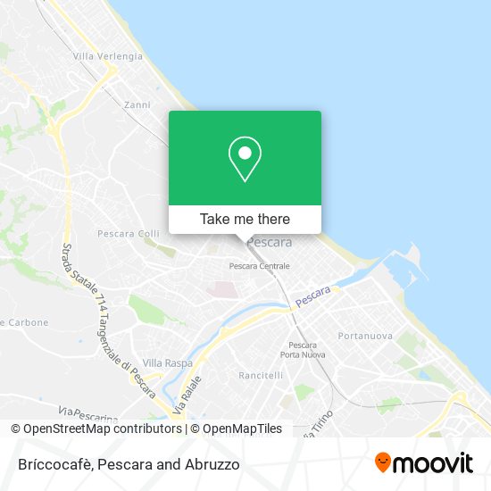 Bríccocafè map
