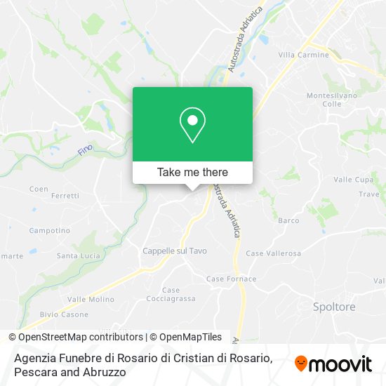 Agenzia Funebre di Rosario di Cristian di Rosario map