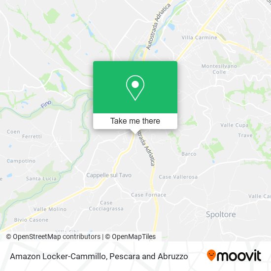 Amazon Locker-Cammillo map