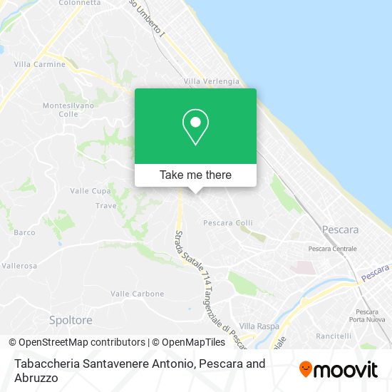 Tabaccheria Santavenere Antonio map