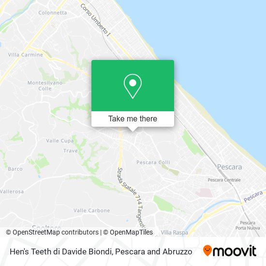 Hen's Teeth di Davide Biondi map