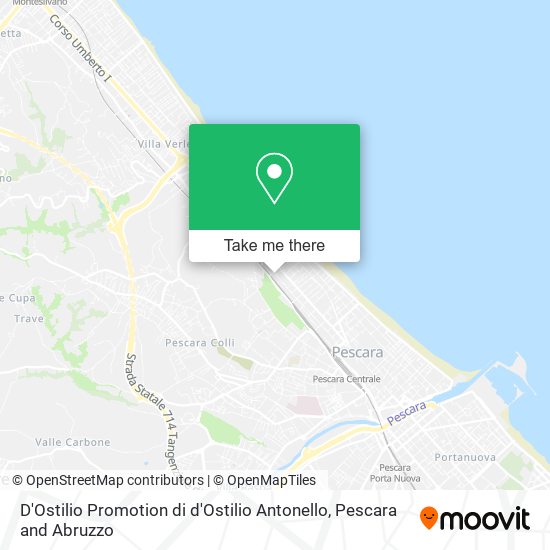 D'Ostilio Promotion di d'Ostilio Antonello map