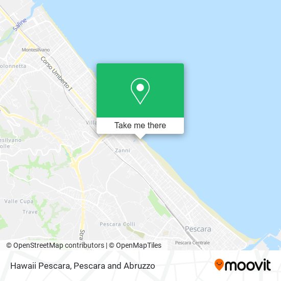 Hawaii Pescara map