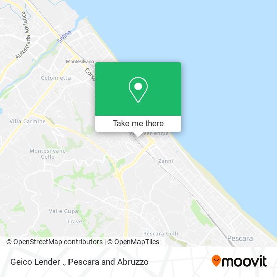 Geico Lender . map