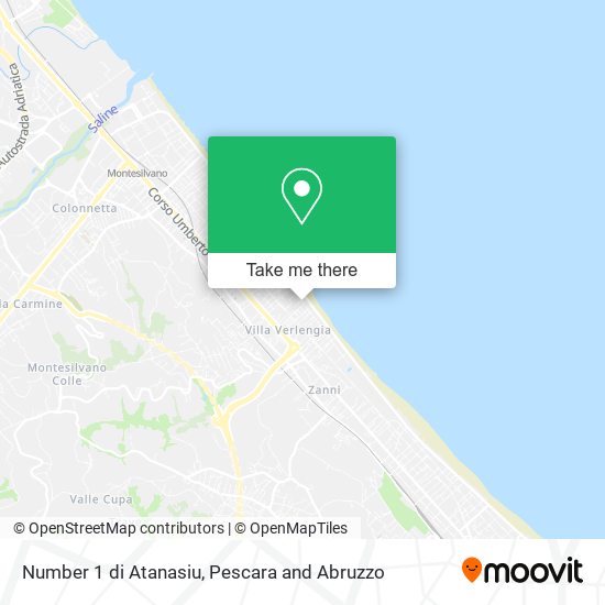 Number 1 di Atanasiu map