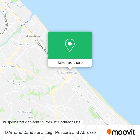 D'Amario Candeloro Luigi map