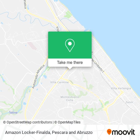 Amazon Locker-Finalda map