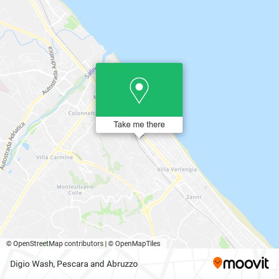 Digio Wash map