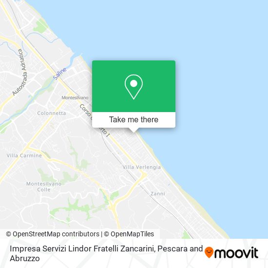 Impresa Servizi Lindor Fratelli Zancarini map