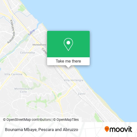 Bounama Mbaye map