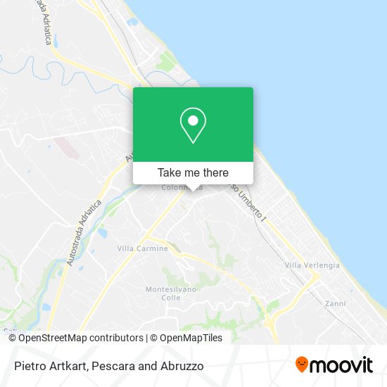 Pietro Artkart map
