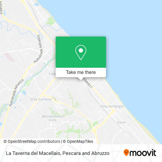 La Taverna del Macellaio map