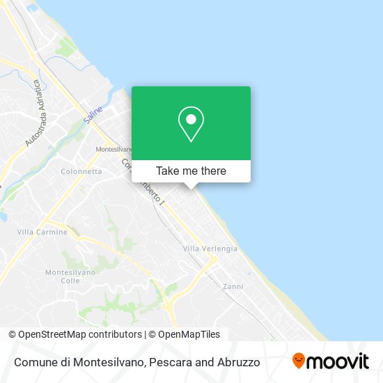 Comune di Montesilvano map