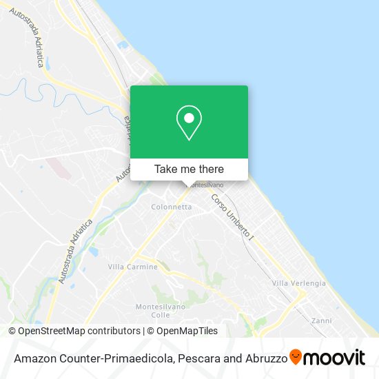 Amazon Counter-Primaedicola map