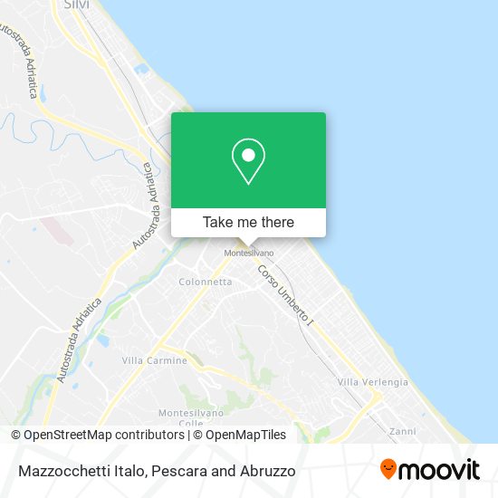 Mazzocchetti Italo map