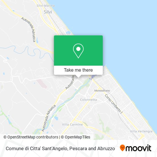 Comune di Citta' Sant'Angelo map