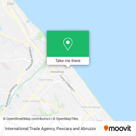 International Trade Agency map