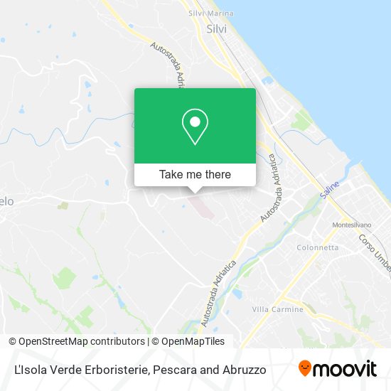 L'Isola Verde Erboristerie map