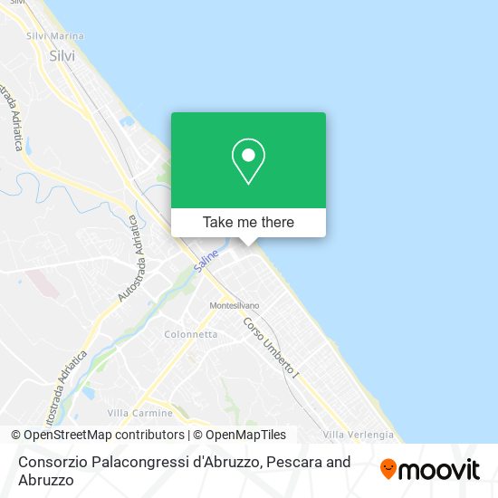 Consorzio Palacongressi d'Abruzzo map