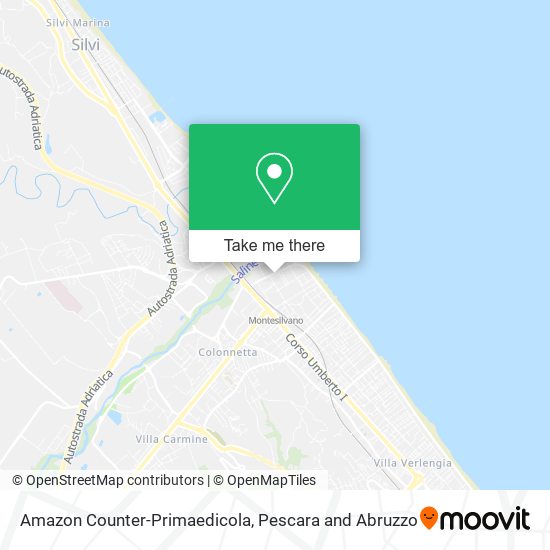 Amazon Counter-Primaedicola map