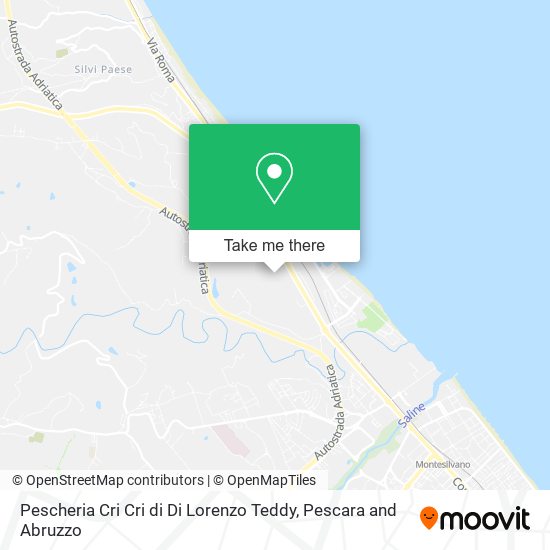Pescheria Cri Cri di Di Lorenzo Teddy map