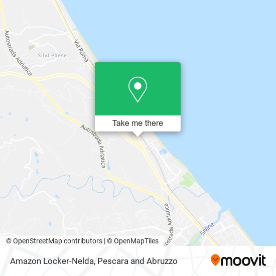 Amazon Locker-Nelda map