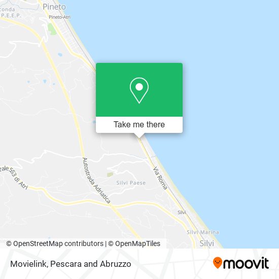 Movielink map