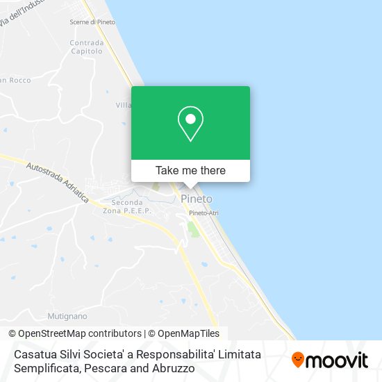 Casatua Silvi Societa' a Responsabilita' Limitata Semplificata map