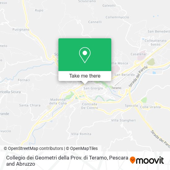 Collegio dei Geometri della Prov. di Teramo map