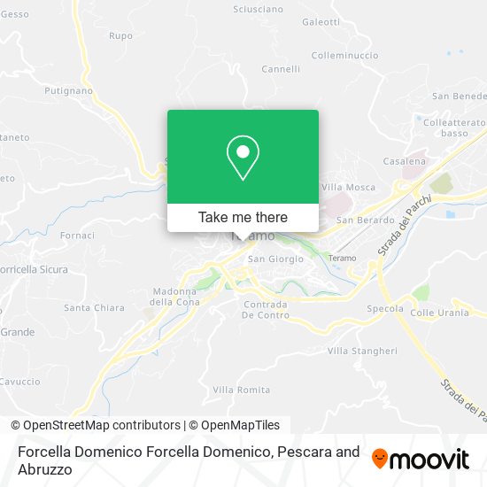 Forcella Domenico Forcella Domenico map