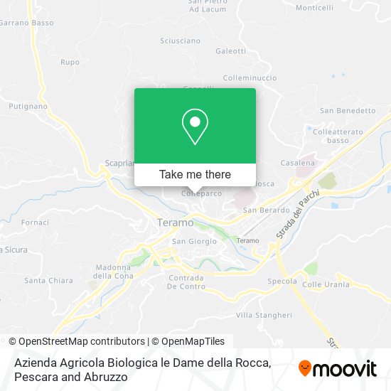 Azienda Agricola Biologica le Dame della Rocca map