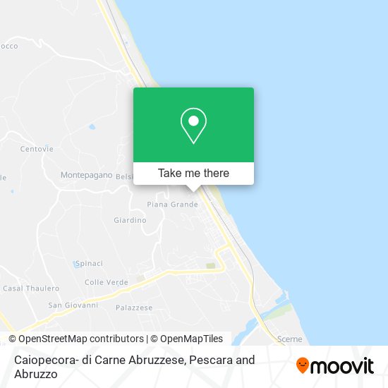 Caiopecora- di Carne Abruzzese map