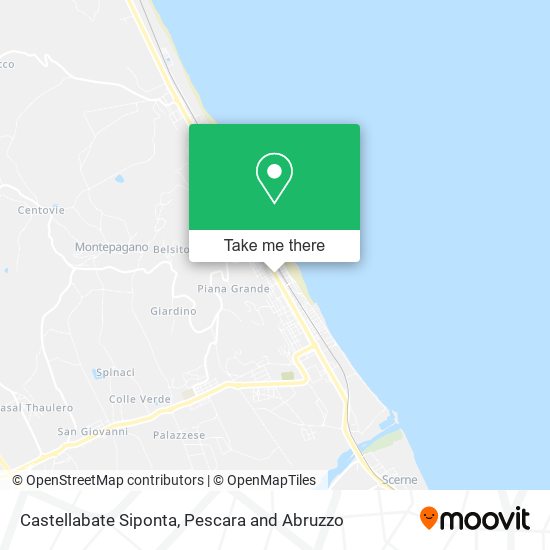 Castellabate Siponta map