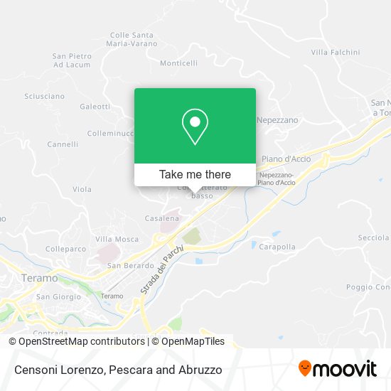 Censoni Lorenzo map