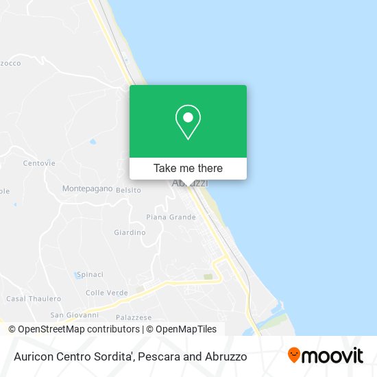 Auricon Centro Sordita' map