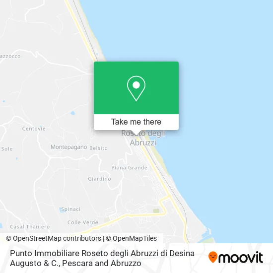 Punto Immobiliare Roseto degli Abruzzi di Desina Augusto & C. map